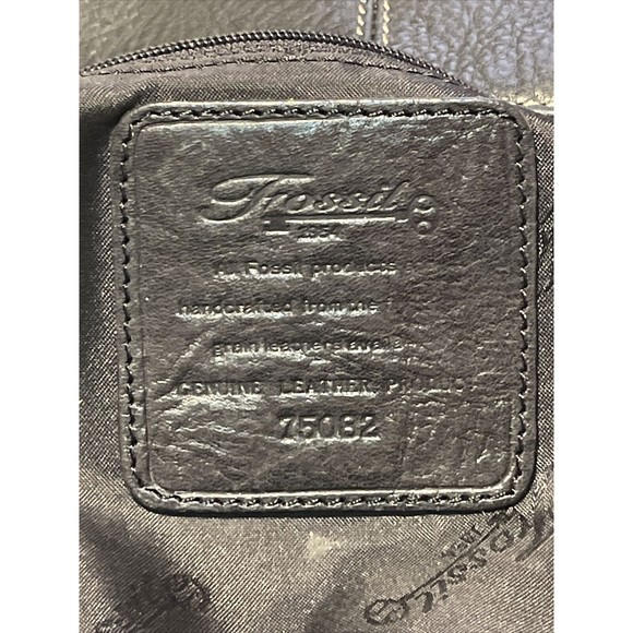Fossil 75082 Genuine Leather Purse Pebbled Leather Shoulder Bag - Picture 16 of 16